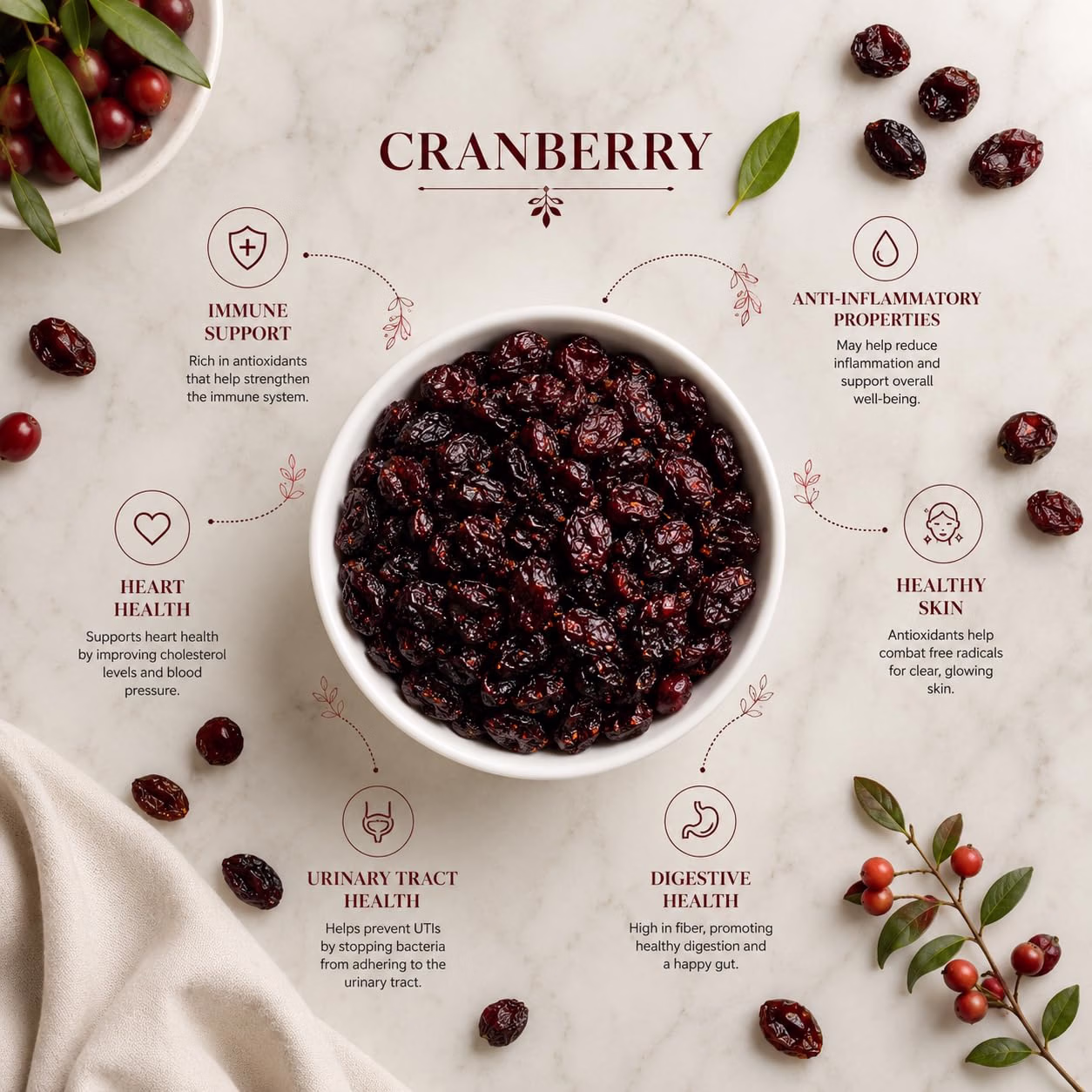Cosmic Blessing Premium Whole Dried Cranberry – Naturally Sweet & Delicious - Image 6