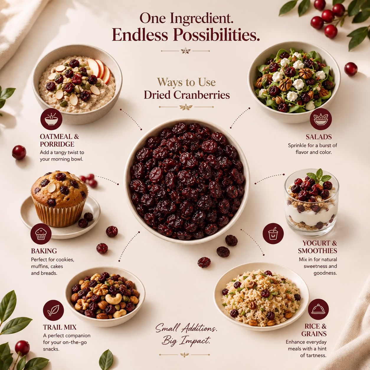 Cosmic Blessing Premium Whole Dried Cranberry – Naturally Sweet & Delicious - Image 4