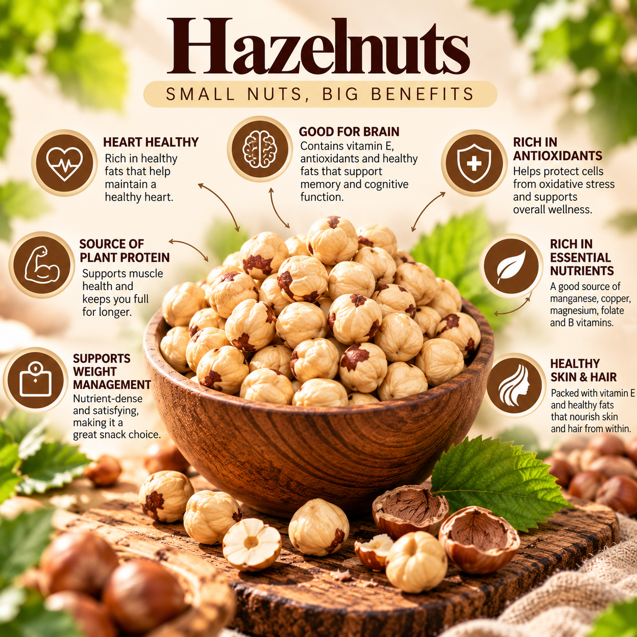 Cosmic Blessing Premium Hazelnuts – Naturally Crunchy, Rich & Delicious Snack - Image 3