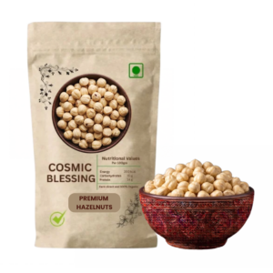 Cosmic Blessing Premium Hazelnuts – Naturally Crunchy, Rich & Delicious Snack