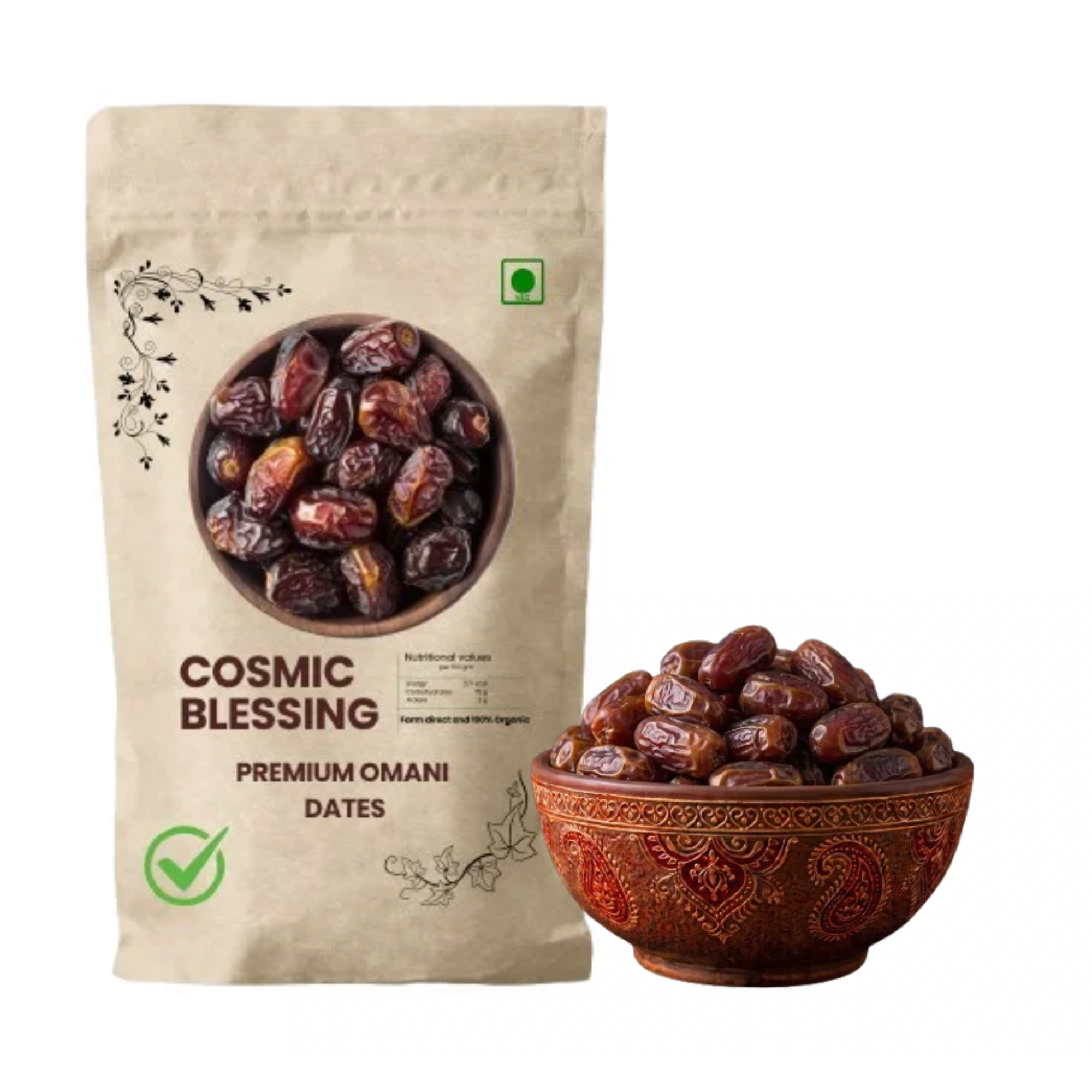 Cosmic Blessing Premium Omani Dates – Soft, Naturally Sweet & Delicious
