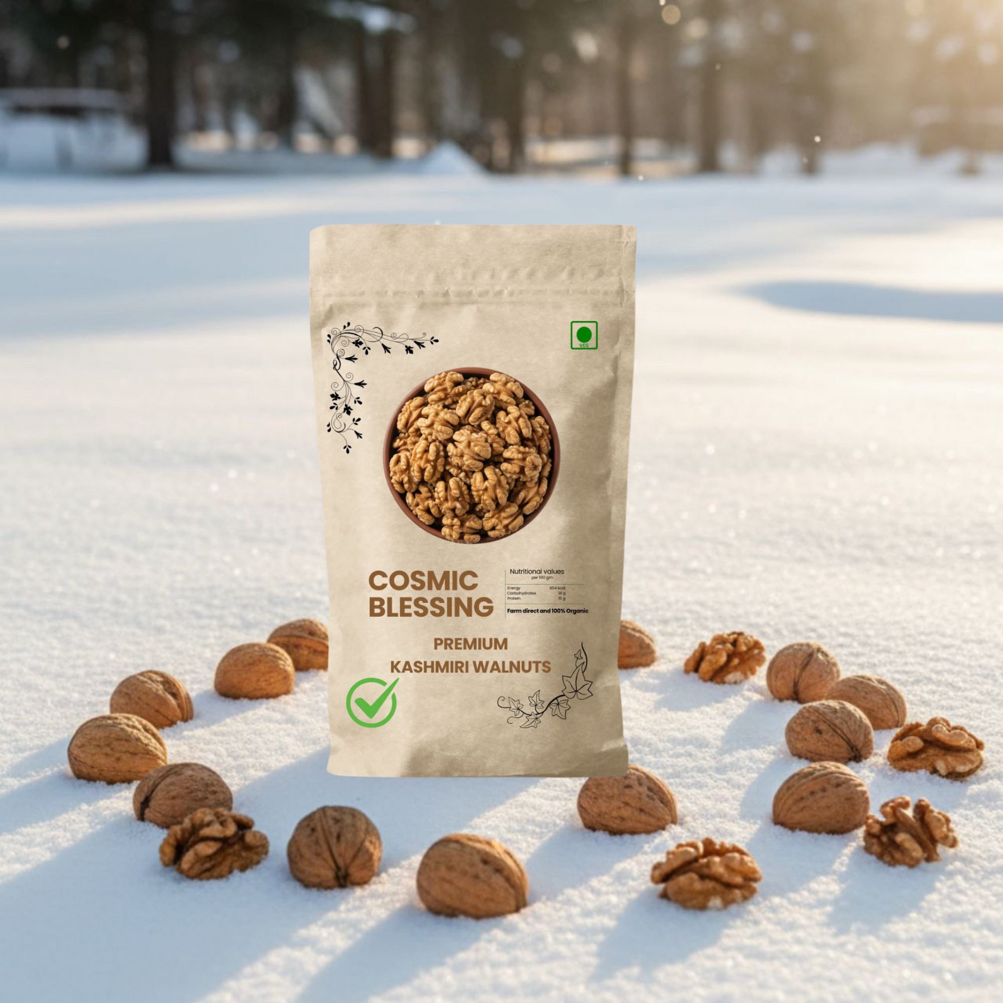Cosmic Blessing Premium Kashmiri Walnut (Akhrot) – Fresh, Crunchy & Rich - Image 5