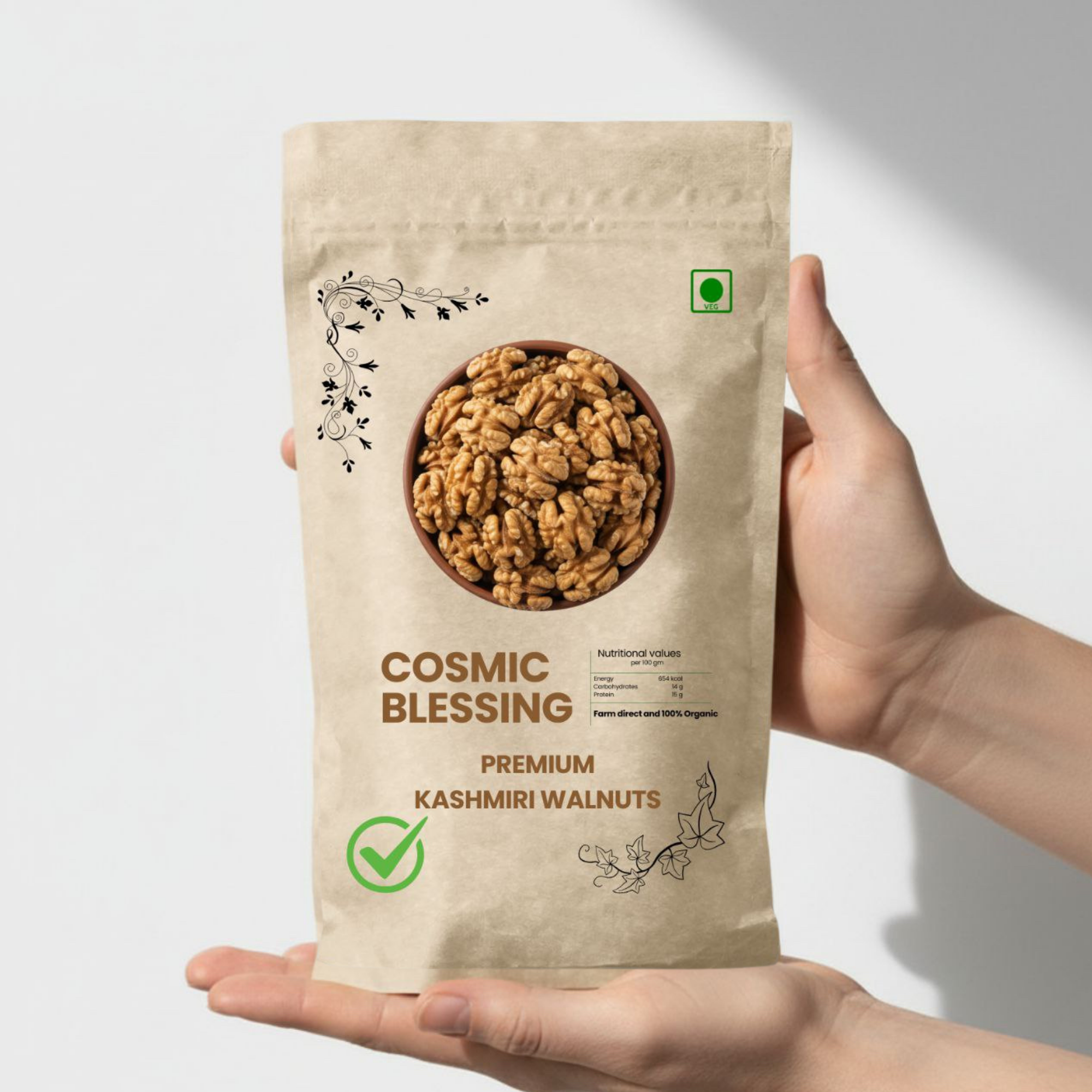 Cosmic Blessing Premium Kashmiri Walnut (Akhrot) – Fresh, Crunchy & Rich - Image 4