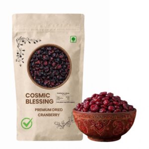 Cosmic Blessing Premium Whole Dried Cranberry – Naturally Sweet & Delicious