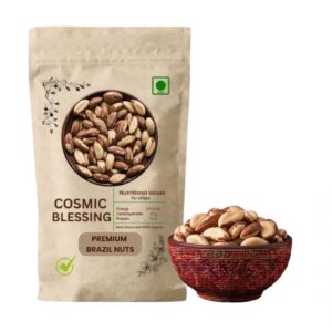 Cosmic Blessing Premium Brazil Nuts – Naturally Crunchy, Rich & Nutritious Nuts for Snacking