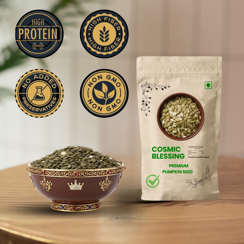 Cosmic Blessing Premium Pumpkin Seeds – Natural, Crunchy & Nutritious Seeds - Image 4