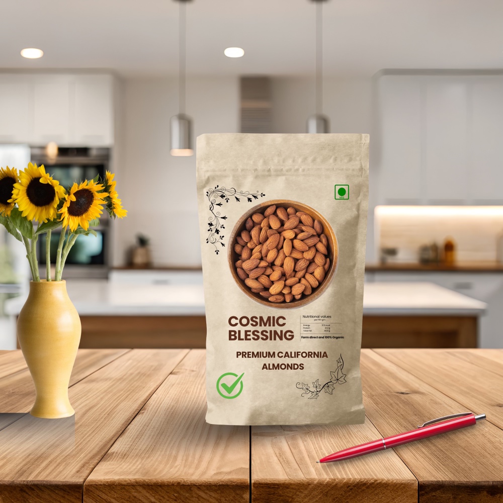 Cosmic Blessing Premium California Almonds (Badam) – Fresh, Crunchy & Delicious - Image 4