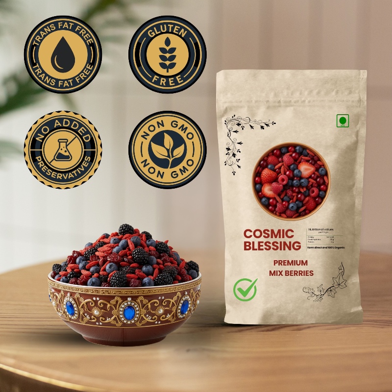 Cosmic Blessing Premium Mixed Berries – Delicious & Naturally Fruity Snack - Image 3