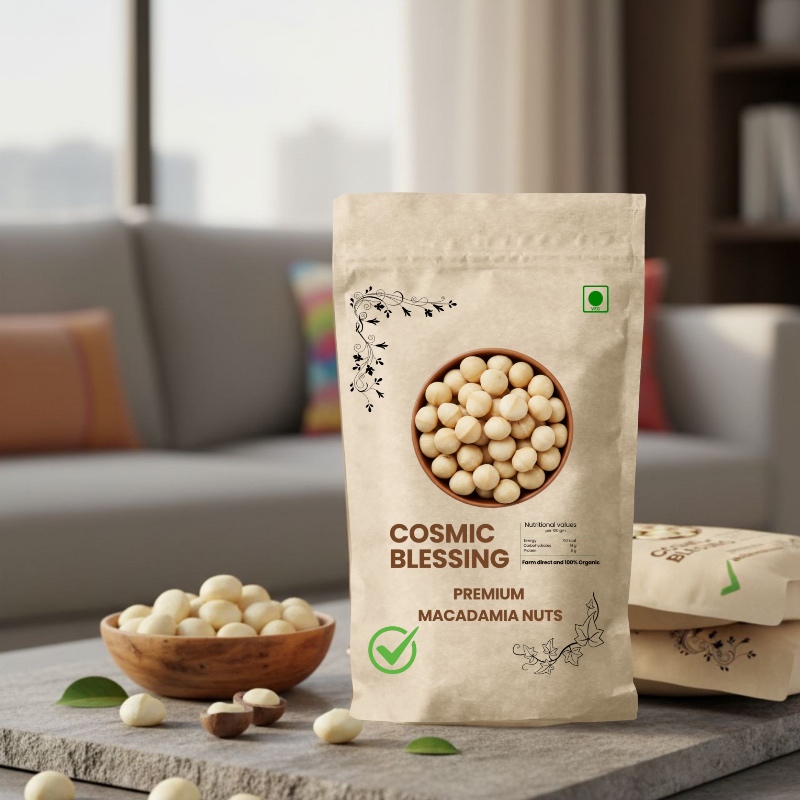 Cosmic Blessing Premium Macadamia Nuts – Creamy, Crunchy & Delicious Snack - Image 2