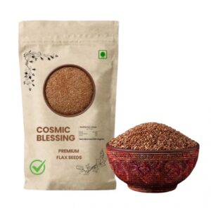 Cosmic Blessing Premium Flax Seeds – Natural, Nutty & Nutrient-Rich Healthy Seeds
