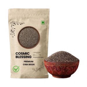 Cosmic Blessing Premium Chia Seeds – Natural, Unroasted & Nutrient-Rich Seeds