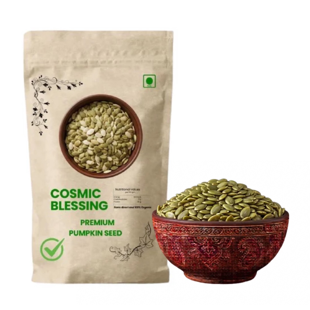 Cosmic Blessing Premium Pumpkin Seeds – Natural, Crunchy & Nutritious Seeds