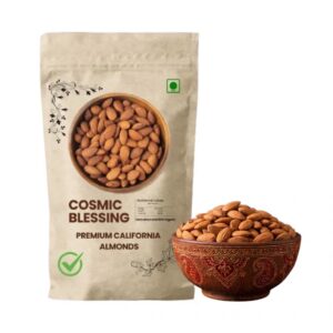 Cosmic Blessing Premium California Almonds (Badam) – Fresh, Crunchy & Delicious