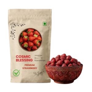 Cosmic Blessing Premium Dried Strawberry – Naturally Sweet &  Fruity Snack
