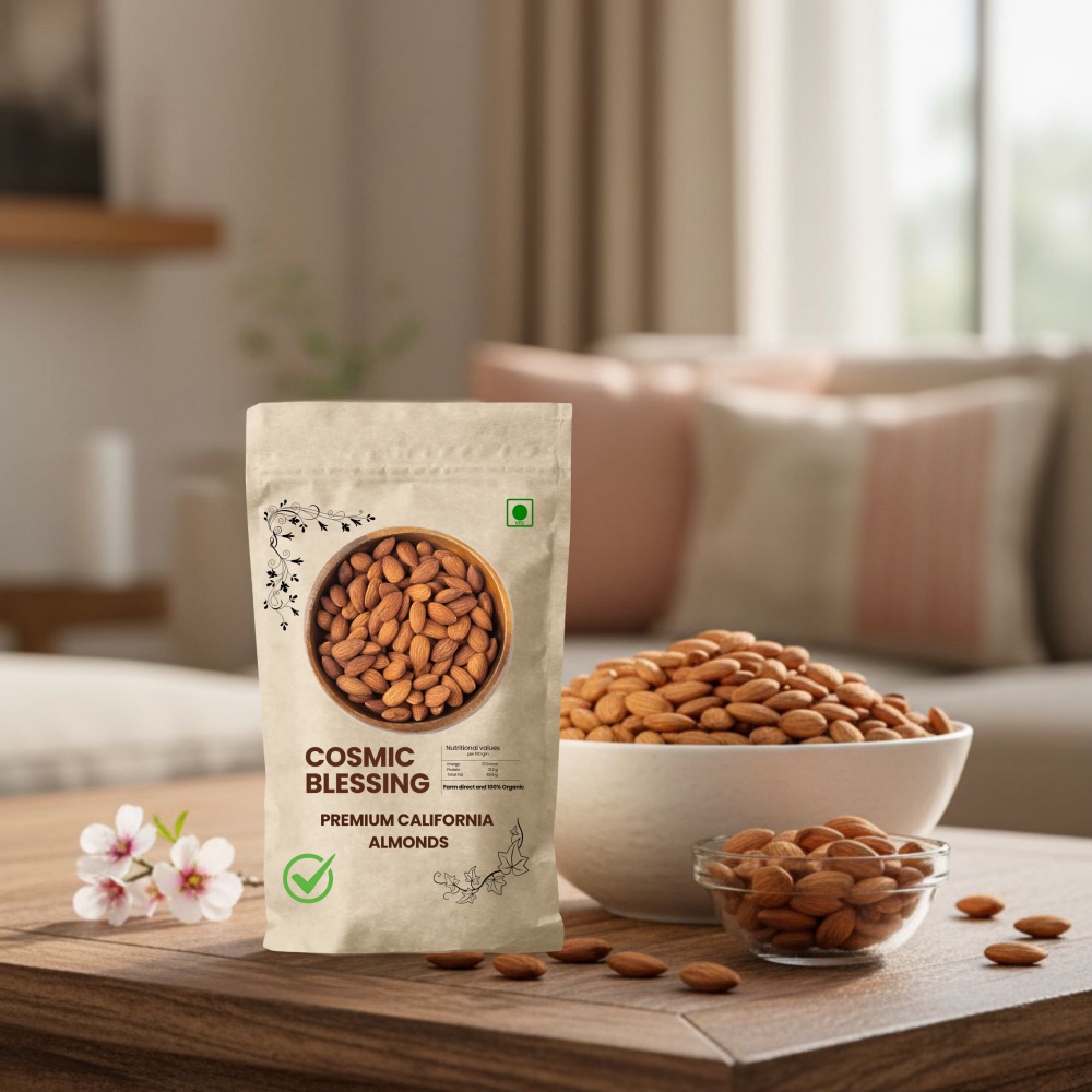 Cosmic Blessing Premium California Almonds (Badam) – Fresh, Crunchy & Delicious - Image 6